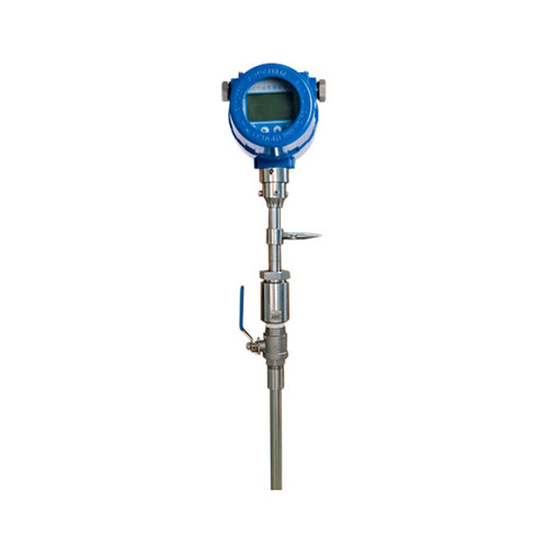 Thermal gas mass flow meter