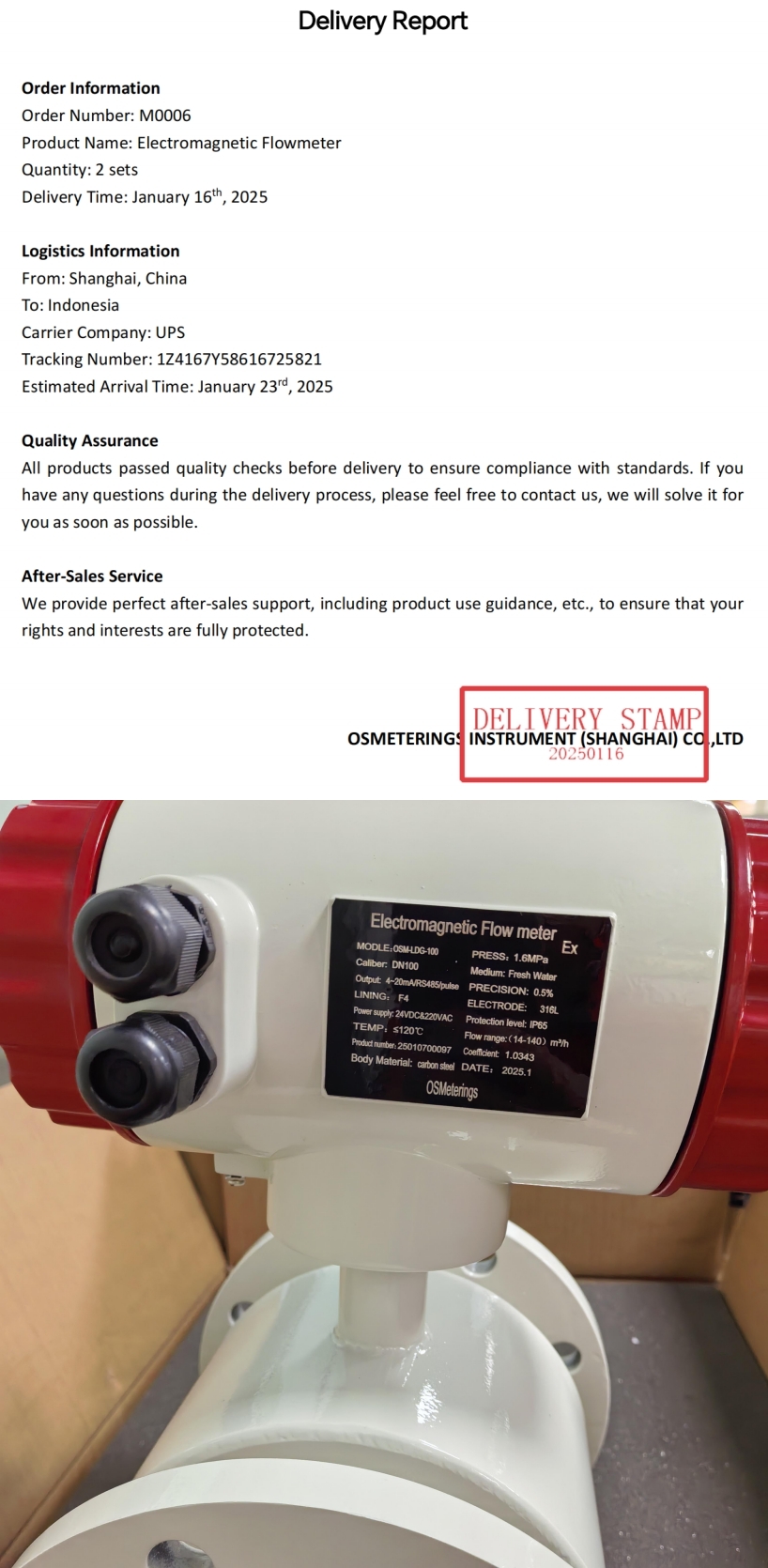 Electromagnetic Flowmeter Delivery Report.jpg